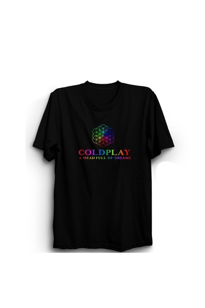 The Fame Coldplay, un cap plin de vise, tricou trupa de muzică rock metal