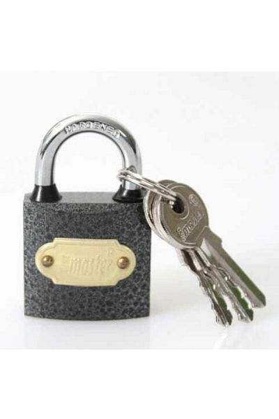Master Asma 50mm Gray Lock (1 Piece)