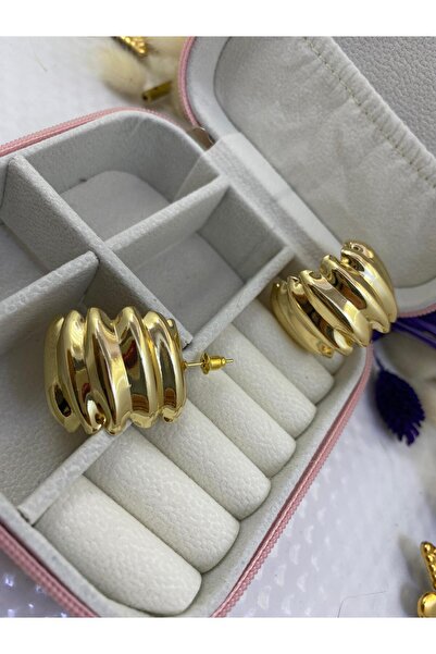 Arescollection أقراط دائرية سميكة للنساء من الفولاذ المقاوم للتشوه من سلسلة VIP