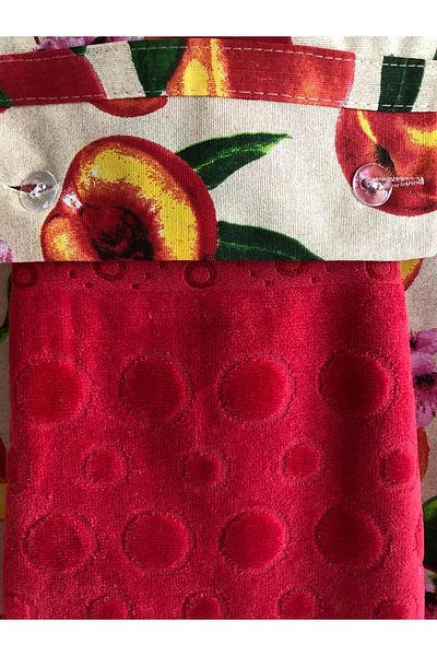 handyco Kitchen Apron Peach Patterned