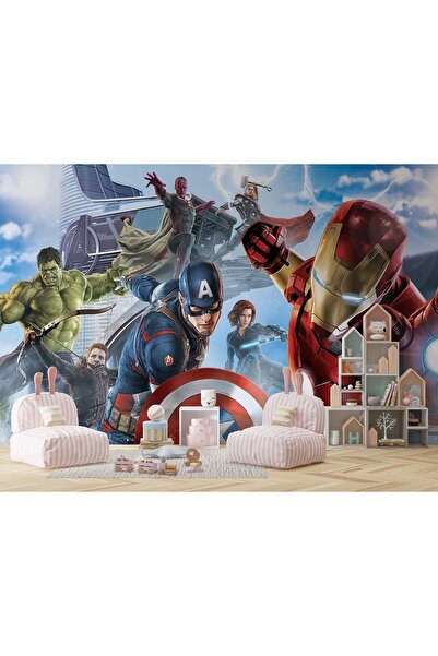 Home Marvel kahramanlarından pozlar çocuk odası poster duvar kağıdı