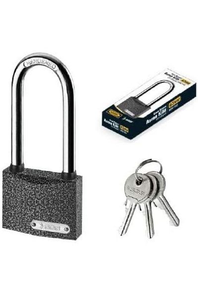 SGS 50mm Gray Hanger Lock Long Lock - 1 Piece
