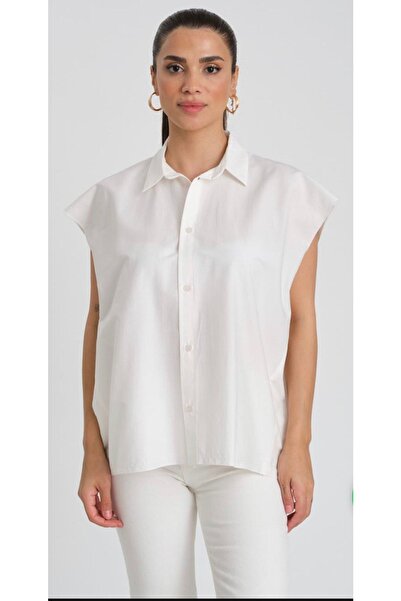 Kese Fashion Store Women's Sleeveless Shirt White