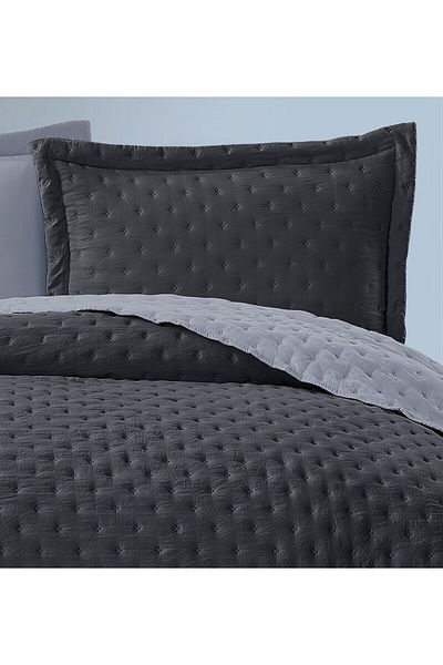 Bella Home Washed Soft Double Sided Bedspread Set