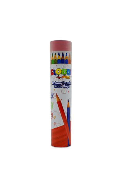 Globox Metal Tube Full Size Dry Paint 12 Colors (3689)