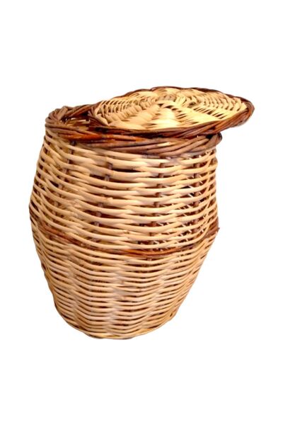 Greenosier Wicker Cane Basket Bamboo Potato-Onion Basket Hand Knitted Basket