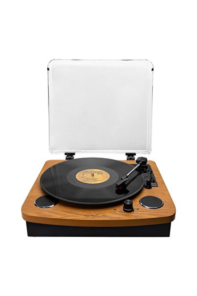 RACA Voyager Retro Ahşap Pikap Bluetooth Usb Hafıza Kartı Aux Dahili Hoparlör Yedek Iğnesi Ile