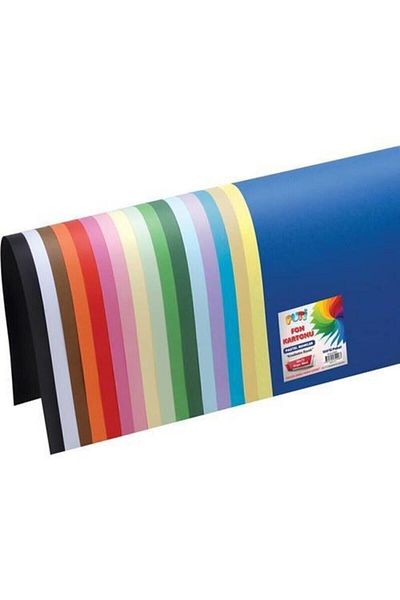 Puti Background Cardboard 50x70 Pastel Mixed Colors 10 Pieces (2168)