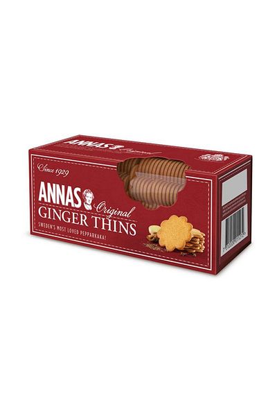 Lotus S Ginger Thins Gingerbread Cookies 150 Gr