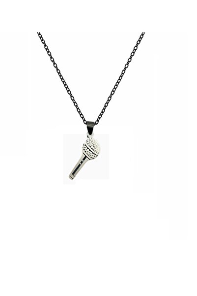 Herşey Nota Şarkıcı Sunucu Ses Müzik Mikrofon  Gümüş Renk 316L Paslanmaz Çeli...