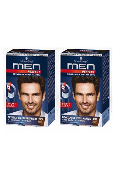 Schwarzkopf Men Boya Schwarzkopf Perfect 80 Numara 2 Adet