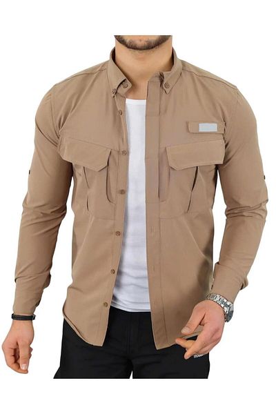 TAKTİK Παραγγείλετε Tactical & Tactical Shirt Slim Fit 1 μέγεθος μεγαλύτερο