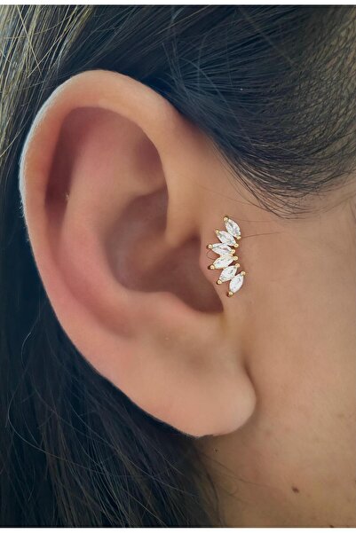 Arescollection zirkon taşlı helix conch uyumlu piercing