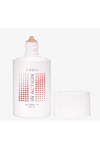 Oriflame كريم أساس The One In Action بعامل حماية من الشمس 40، لون بيج متوسط