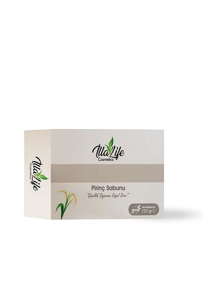 İlla Life Natural Special Series Whitening Rice Soap Anti-Darkness Soap for Skin Hand Face Body 120 gr