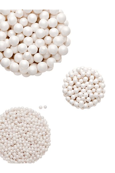 Dr.Gusto Sağlık Ürünleri Set of 3 Pearl Look Mother of Pearl Beads 8-4-2mm 100 Gr