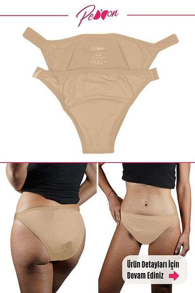 PEDDON Lady Comfort Model - Πακέτο Ευκαιριών 3 τεμαχίων, Ultra Hygienic, Ρυθμιζόμενο μέγεθος, Εμμηνορροϊκά εσώρουχα 3 τεμαχίων