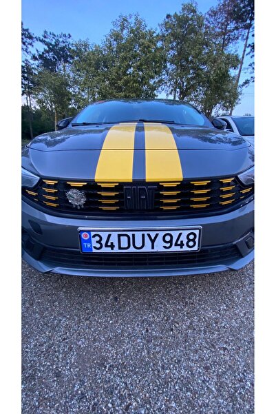 Fiat Egea Sedan Ön Panjur Sticker Set 2021 Sonrası
