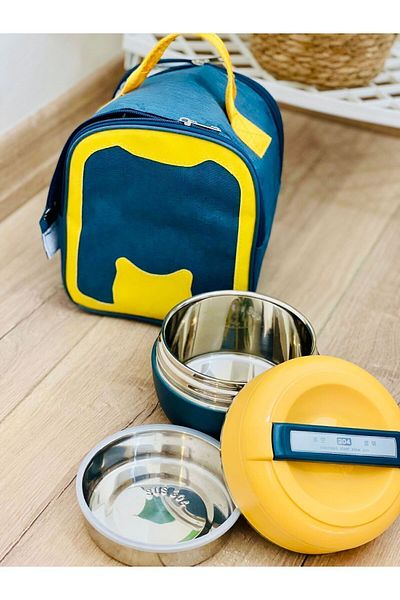 CNSZ 304 Stainless Nutrition Meal Transport for 6-12 Insulation - Set with Special Design Bag