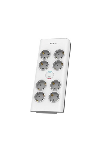 Philips Spn7080wa Beyaz 3680w 900j 8'li Akım Korumalı Priz