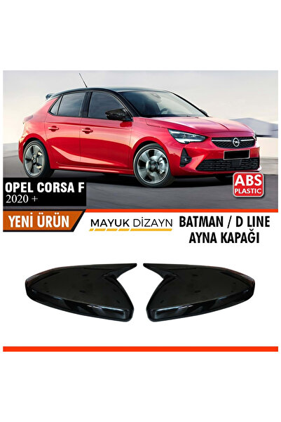 Mayuk Dizayn OPEL Corsa F (2020+) Batman Yarasa Ayna Kapağı + Montaj Bandı --...