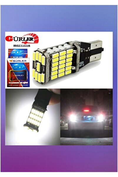 gürlerotoaksesuar T15 Geri Vites Led 12v W16w Geri Vites Led Beyaz Yüksek Sup...