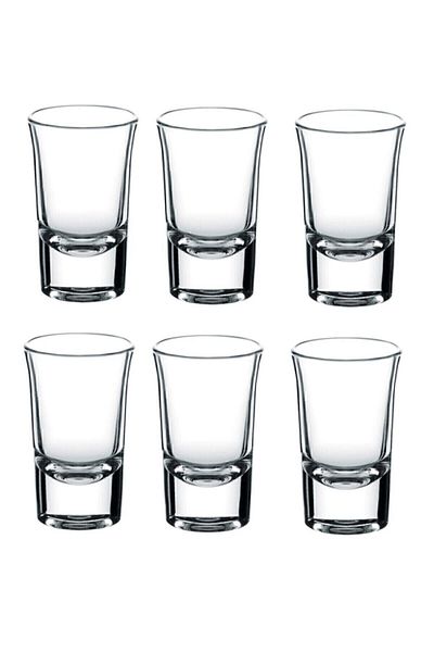 Paşabahçe Set of 6 Boston Shot Glasses-52174