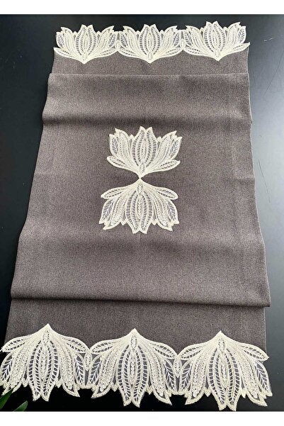 NL ATÖLYE Özel Dikim ,Dantel Aplikeli Runner, Sehpa ve Masa Örtüsü Ranır , Şö...