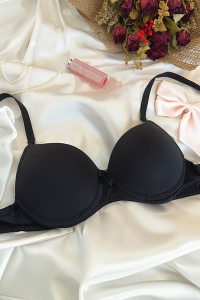 Rintalia Black Supported Women's Bra - Set of 3