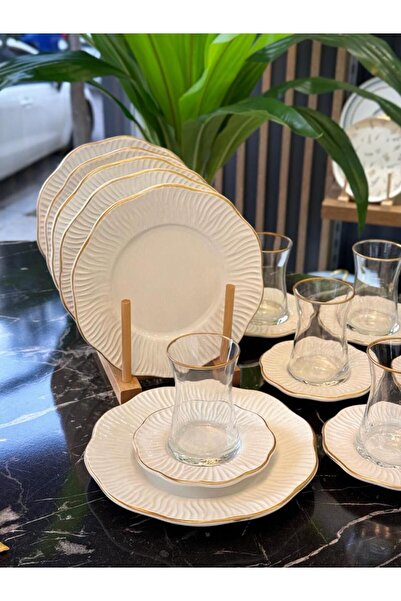 Onedekor 18 Parça Artemis Pasta Çay Saati Seti