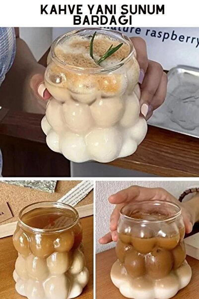 MİS KİTCHEN 6 Grape Cups - Cold and Hot Coffee Presentation Cups