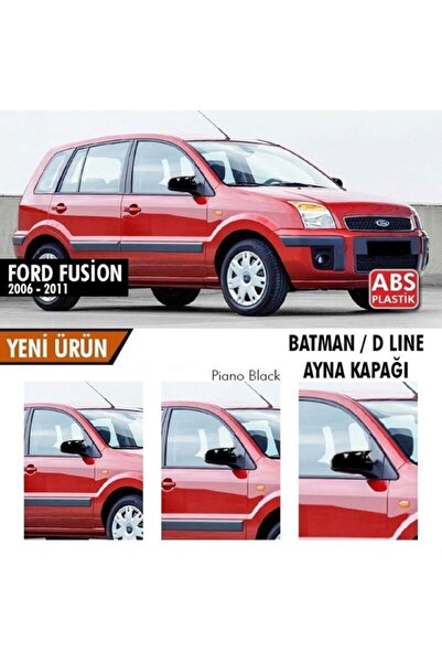 Mayuk Dizayn Fusion Batman Yarasa Ayna Kapağı Piano Black 2006-2011 Montaj Ba...