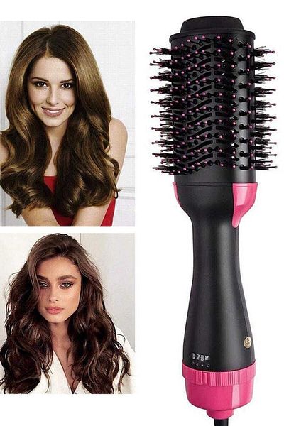 Raicon Practical Professional Air Blow Hair Drying And Styling Blow Dryer Brush Comb