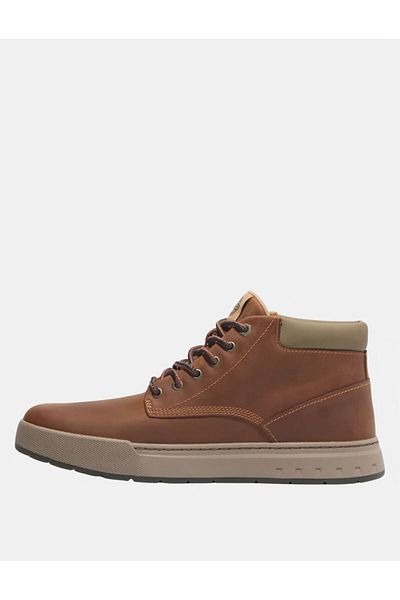 Timberland Men's - Maple Grove Mid Orange Lace-up Sneakers