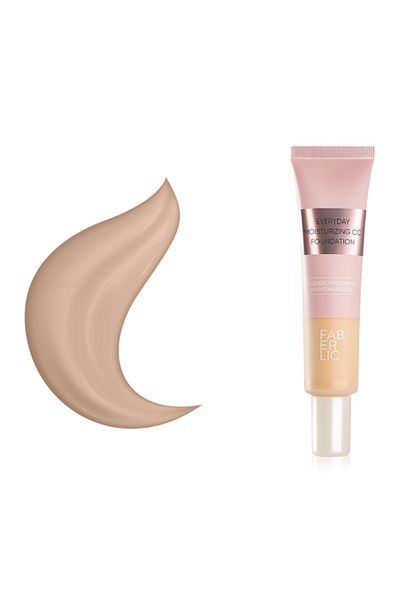 Faberlic Everyday Glam Team - Moisturizing Foundation, Tone "sand-beige"