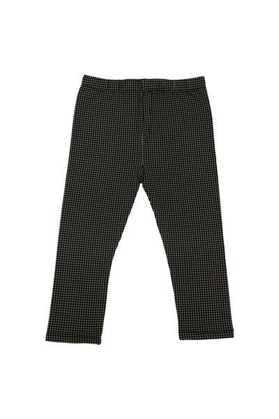 MAYORAL Siyah Kaz Ayağı Desenli Kız Çocuk Taytı