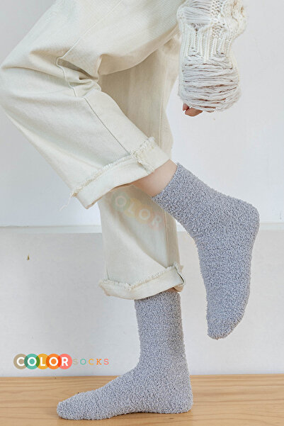 Color Socks Extra puha női törölköző zokni készlet - 5 pár őszi és télen