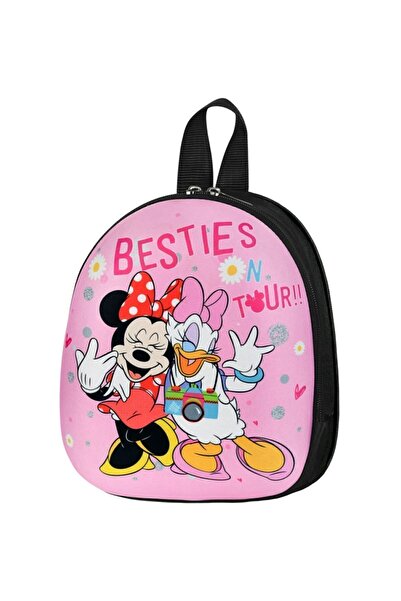 Nuya Accessory 3d Kabartmalı Minnie Mouse Daisy Duck Anaokulu Kreş Ve Günlük Kullanım Sırt Çantası 2-5 Yaş