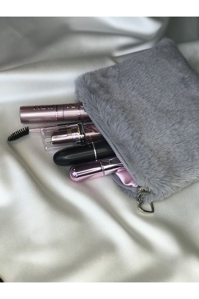 MELSEA Plush Makeup Bag Small Bag Size