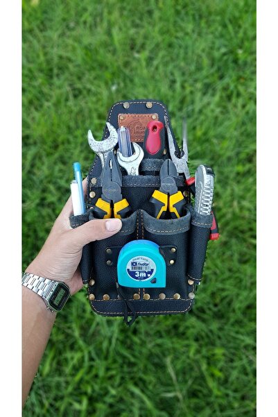 ROAN ARMOUR Elektrikçi Bel Alet Çantası Hakiki Deri 90