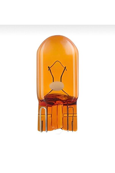 Osram 12v 5w Dipsiz T10 Turuncu (amber) Lamba Park Ampulü 2 Adet