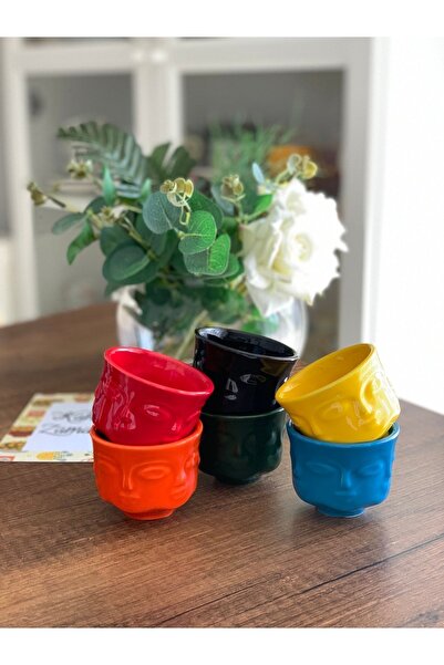 TAMER YİĞİT Face 6lı Fincan Takımı