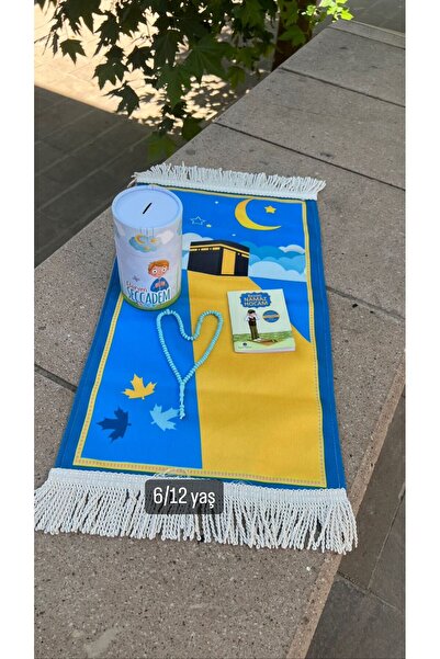 hicazavm Büyük boy Özel kumbaralı namaz dua ibadet çocuk seccade namazlık seti