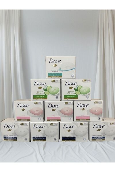 Dove Soap Beauty Solid - Family Size (90 Gr X 10 Pieces)