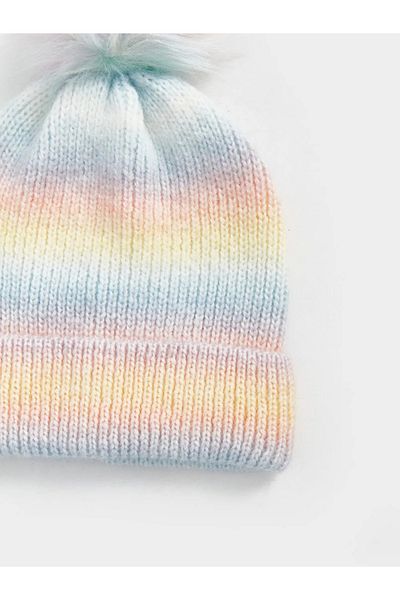 LC Waikiki Lcw Accessories Mixed Pompom Girl's Beret