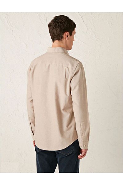LC Waikiki Men's Oxford Shirt - Basic Regular Fit, Long Sleeve