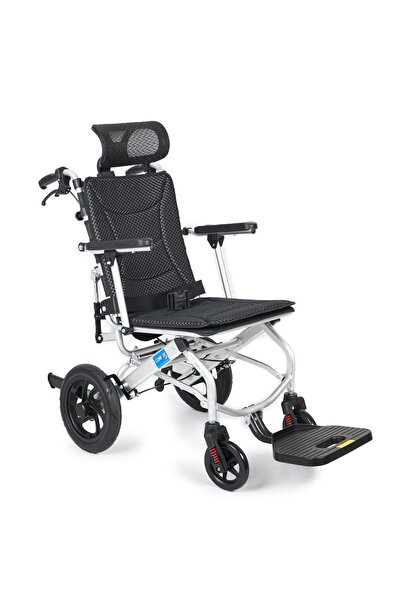 Comfort Plus Tekerlekli Sandalye | Yatar Sırtlık, 46cm Oturma Genişliği, Alüm...