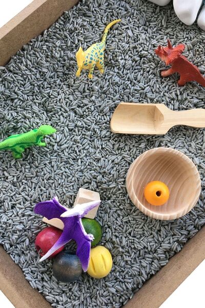 Beyaz Tavşan Oyun Evi Wooden Activity Set - Montessori Educational Toy, Black, Fun and Educational