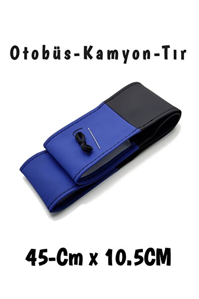 Asegaraj Universal Deri Dikmeli Direksiyon Kılıfı Kamyon-Tır-Otobüs Dikişli D...