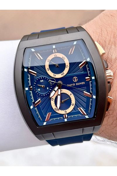 DAVID GUNER MEN'S WRIST WATCH